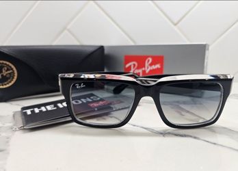 NEW Ray-Ban Inverness Transparent Black Blue Gradient Sunglasses RB2191 TRENDY