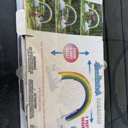 Large Rainbow Water Blow Up 