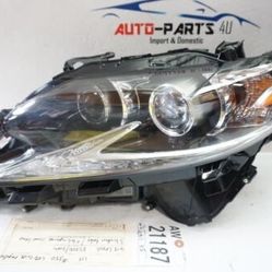 3 broken tab 2016-2018 LEXUS ES350 ES 300h LEFT FULL DUAL LED HEADLIGHT OEM 2017 AW21187