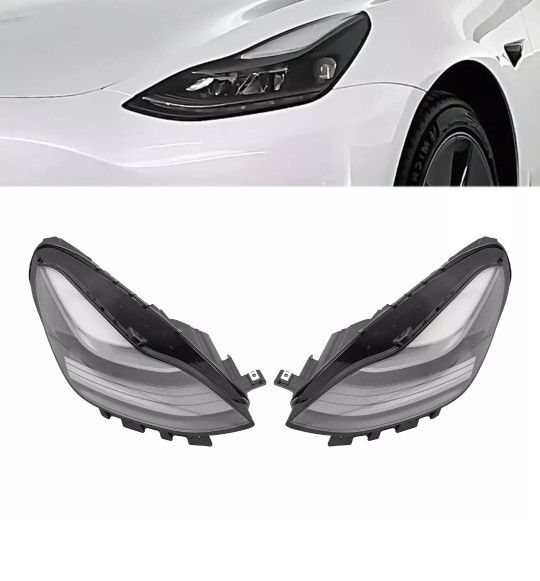 Tesla Model Y Model 3 Headlight LED Lamp 2017-2024 a pair