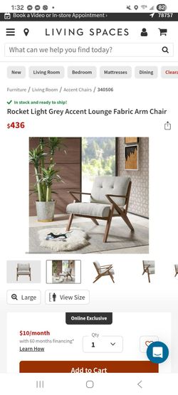 Accent arm chair