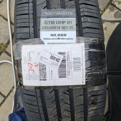 New  Tire 235-40-19
