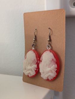 Handmade Cameo Earrings