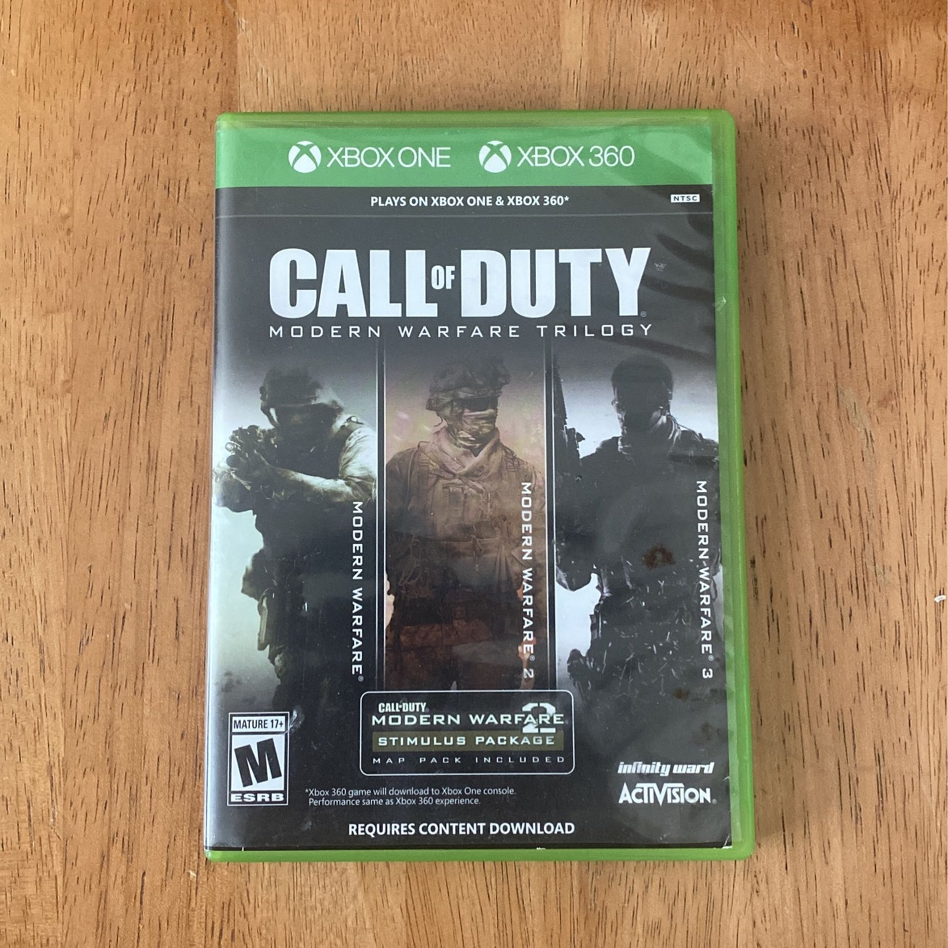 Call of Duty Modern Warfare Trilogy Collection Xbox One / Xbox 360