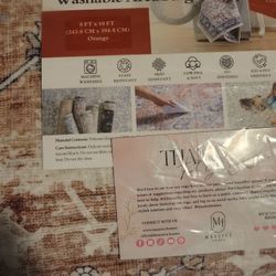 8'x10' New Area Rug. Freyja Washable Rug By Massive Homes