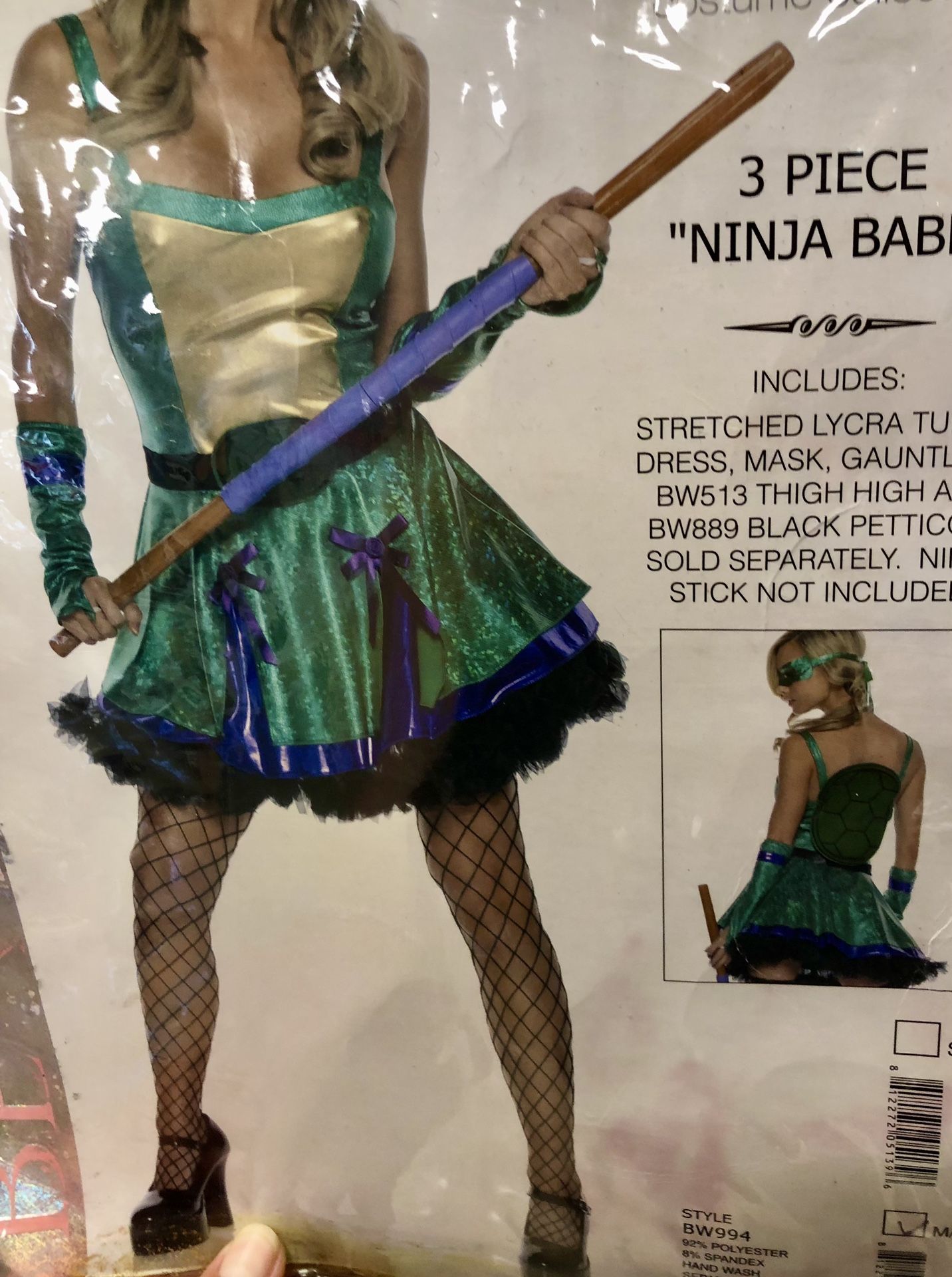 Womens Ninja Turtle Costume