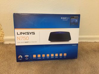 Lynksys N750 wifi router dual band