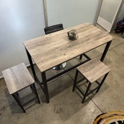 Small Table With Stools