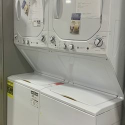 Washer & Dryer Stackable Gas- Great Deal! Take It Today Pay Later Ask For Details