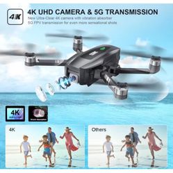 New GPS Drone with 4K UHD Camera for Adults, TSRC Q7 Foldable FPV RC Quadcopter