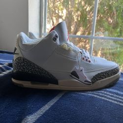 Jordan 3s White Cement