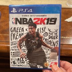 PS4 NBA 2K19 Game Sealed Not Used