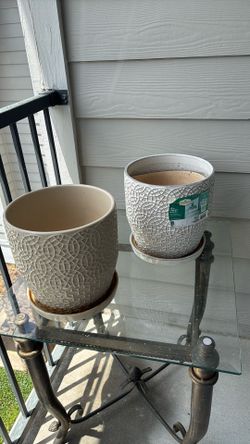 2 for 30 ceramic planter