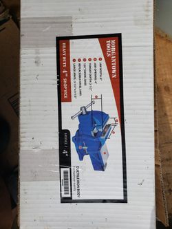 New In Box Morgantown Model 1,  4" Heavy Duty Shop Vice