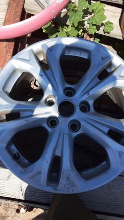 17" aluminum wheel