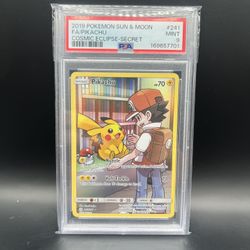 Pikachu Cosmic Eclipse PSA 9