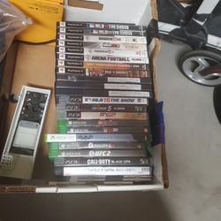 PS2, PS3, XBOX 360, XBOX ONE GAMES
