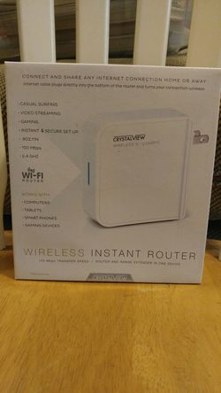Wireless Instant Router / Range Extender