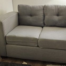 Grey couch/sofa 53 in / 34 in