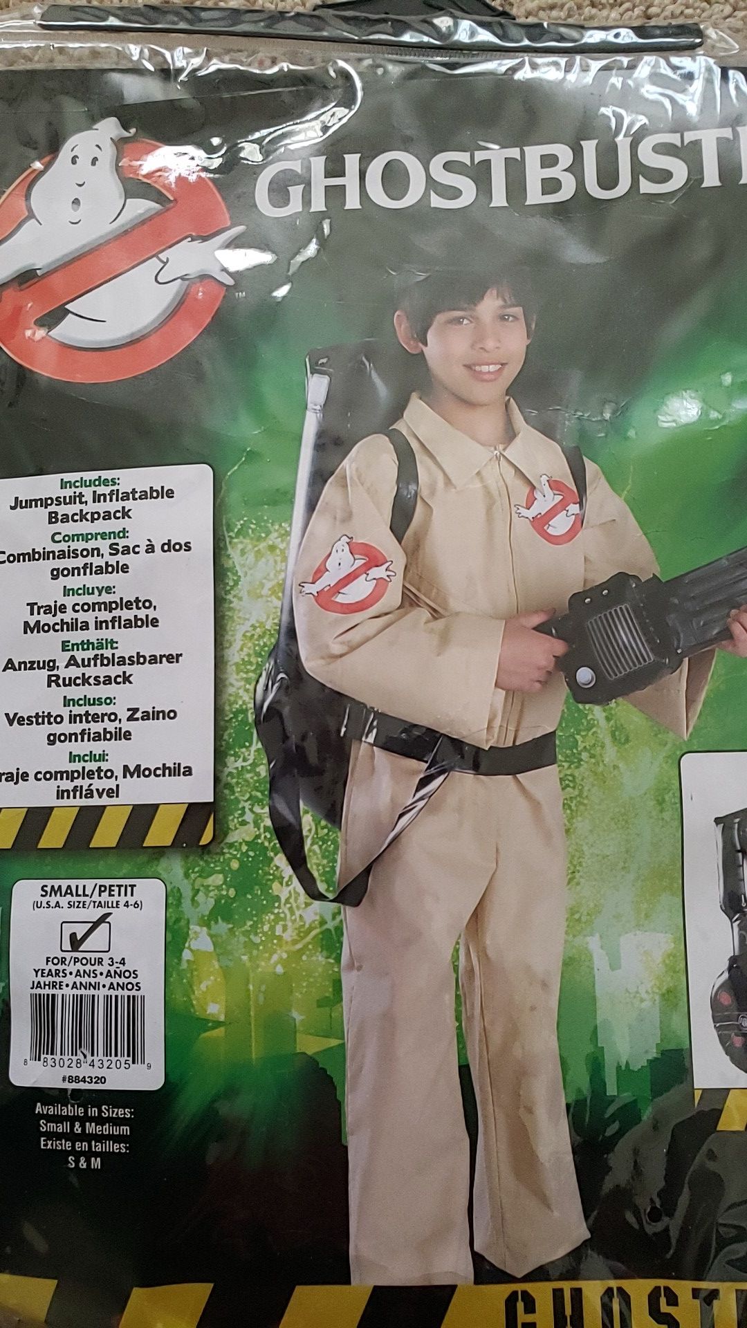 Kids Ghost buster costume