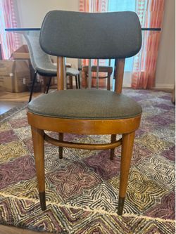 Pair of Thonet industries bistro dining chairs