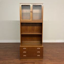 G-Plan 2-Piece Teak Bookcase Display - Many More Items In Stock!