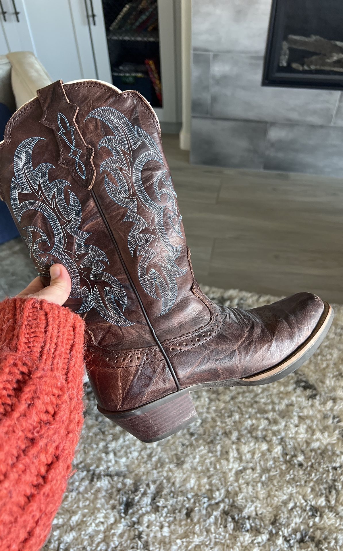 Genuine Leather Cowgirl Boots