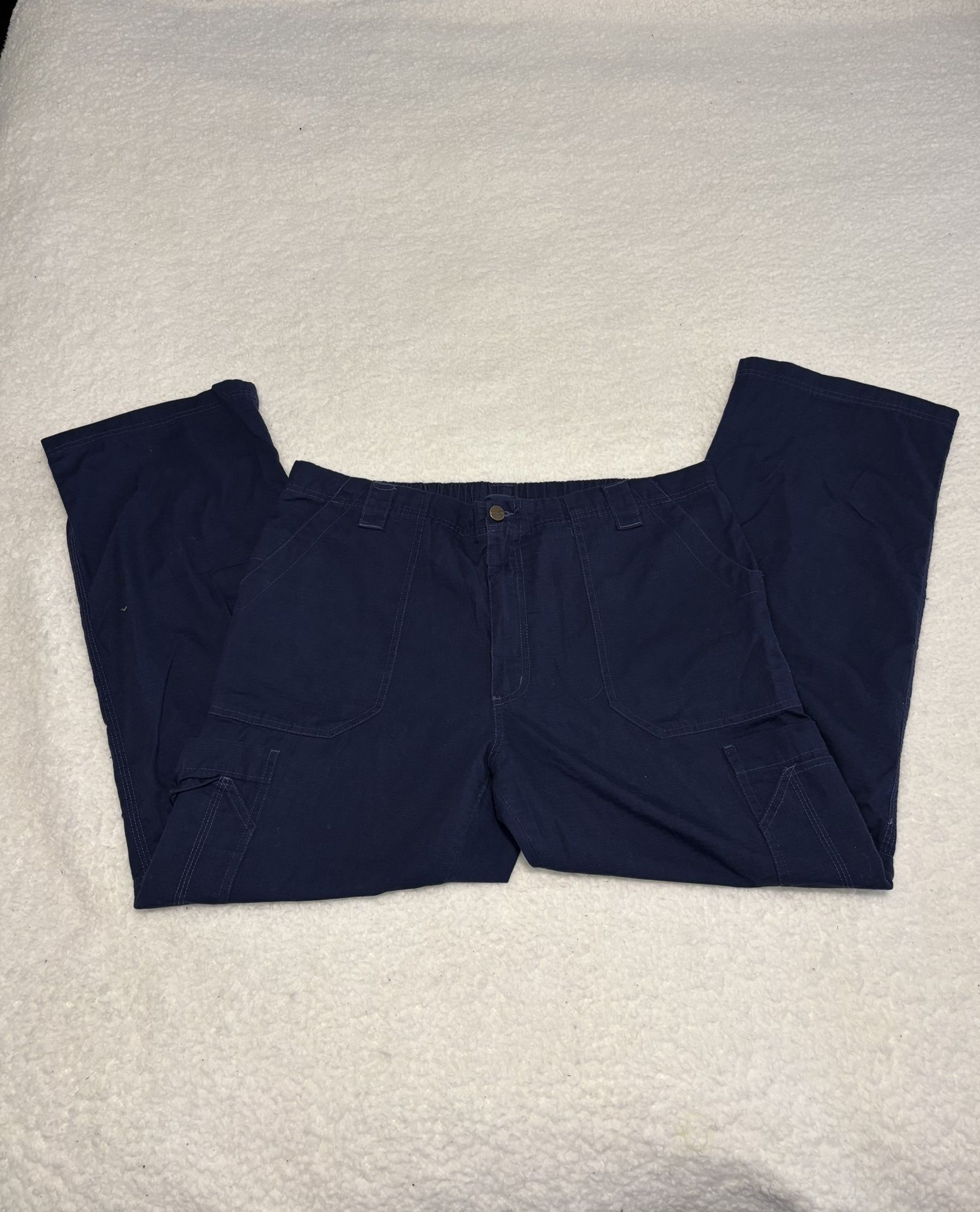 Carhartt Men Blue Scrub Ripstop Cargo Pants