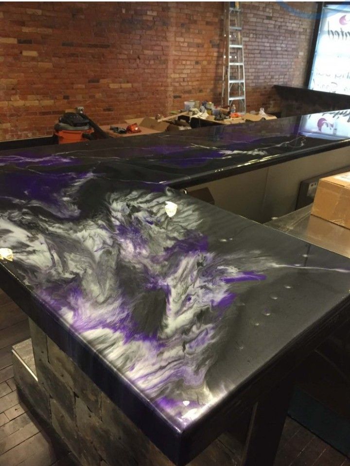 Epoxy Counter Tops.