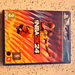 NBA 2k24 playstation 4 disk