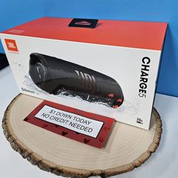 JBL Charge 5 Bluetooth Speaker New -PAY $1 To Take It Home - Pay the rest later -