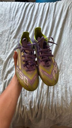 Adidas F50 Pro Purple and Green colorway