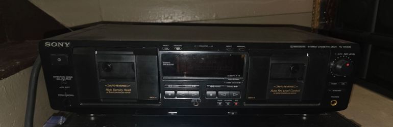 Sony TC-WE435 Dual Stereo Cassette Deck.