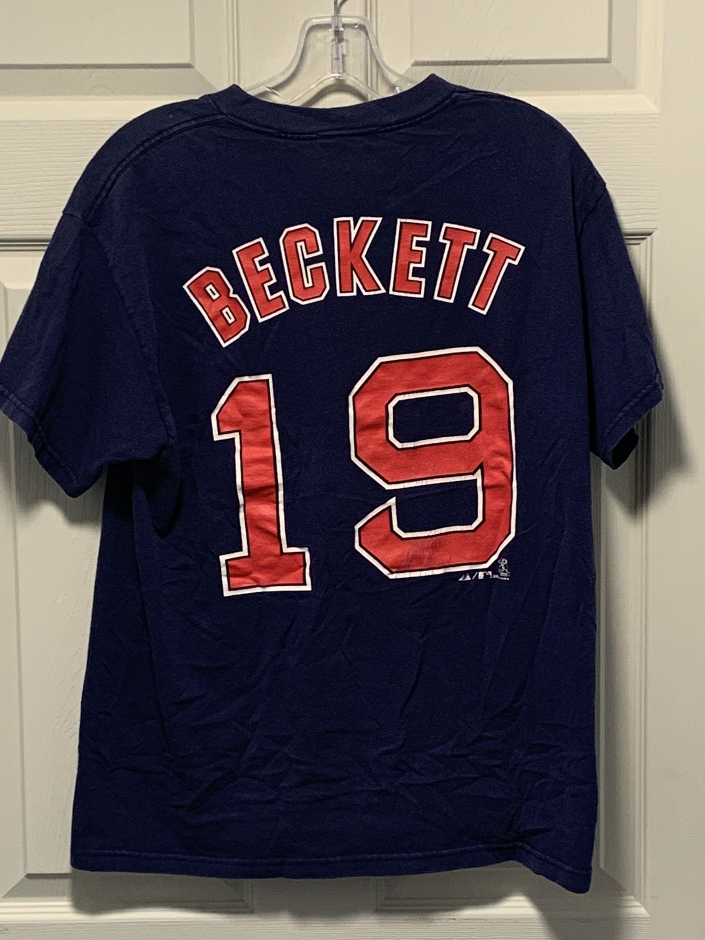 Josh Beckett Boston Red Sox Jersey T Shirt MLB Baseball Blue #19 Size M for  Sale in Abington, MA - OfferUp
