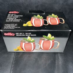 Set Of 2 Moscow Mule Mugs