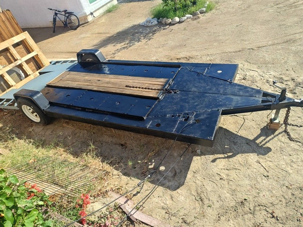 Heavy Duty Flat Bed Trailer 