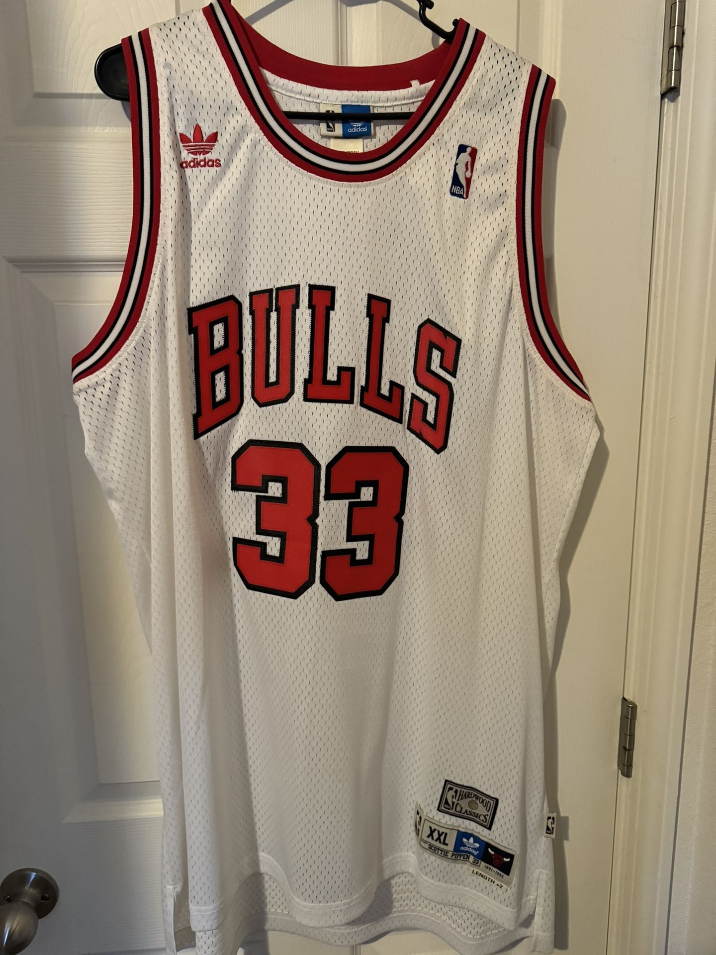 Scottie Pippen Chicago Bulls Jersey 2xl Adidas 80 OBO