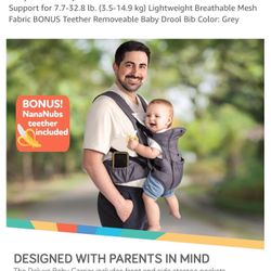 Nuby Deluxe baby Carrier 