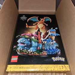 Lego pokemon venasaur, blastoid, charizard
