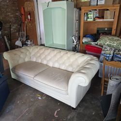 White Sofa Leather