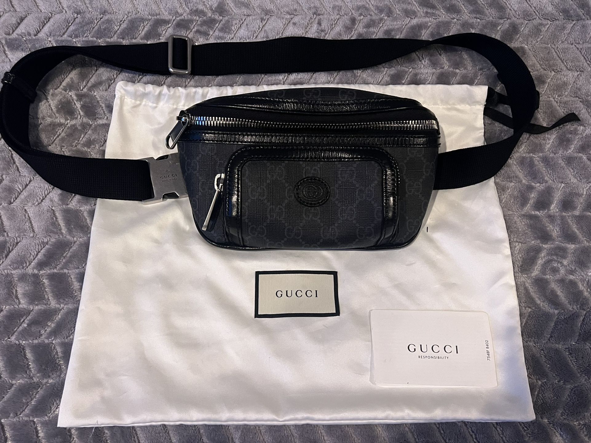 Gucci Men Belt Crossbody Bag