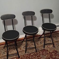 Set Of 3 Cushion Chairs