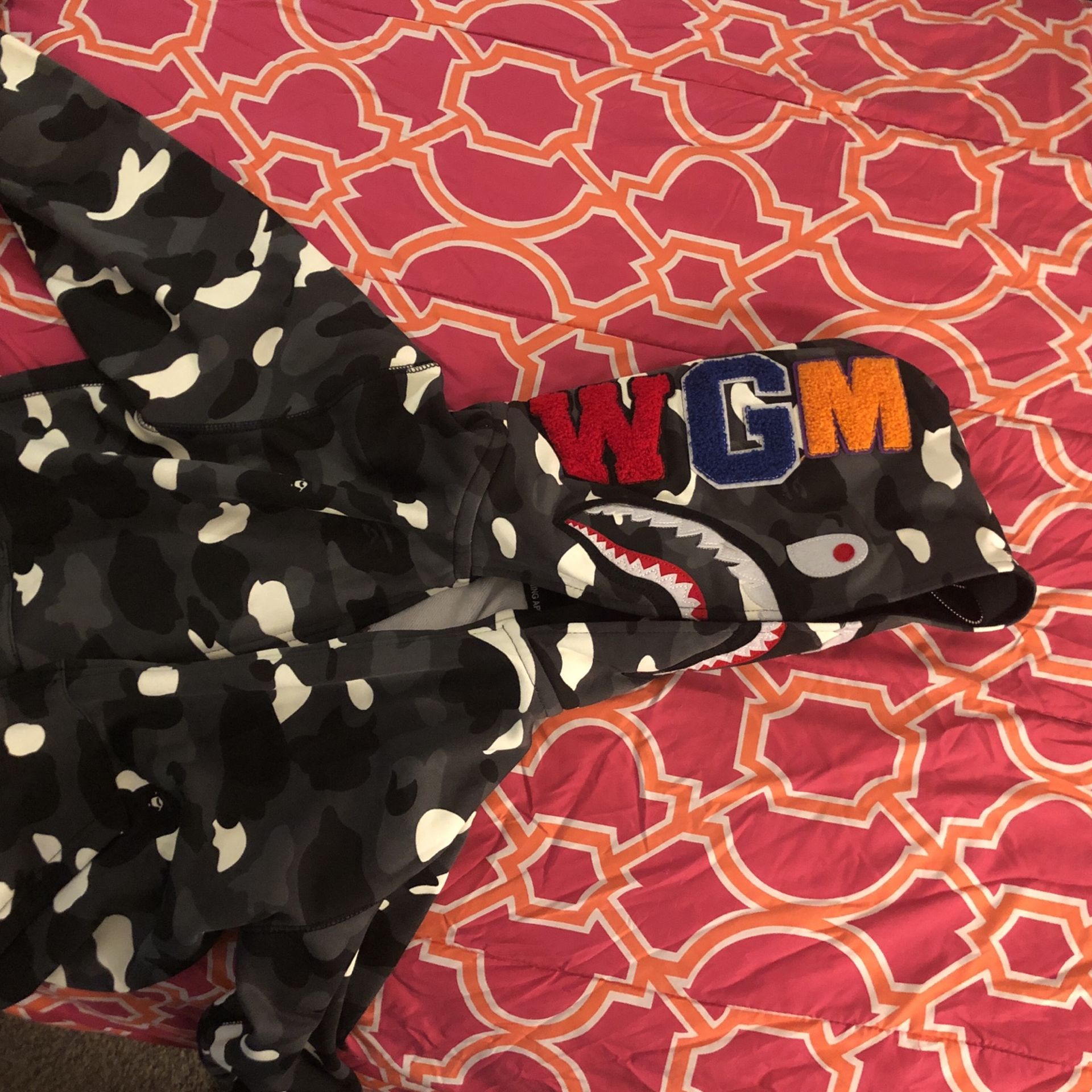 Bape Luminous Black Hoodie