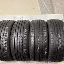 Set 4 Tires 255 50 20 Goodyear Eagle Sport Like New 