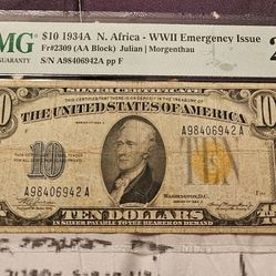 $10 North Africa Note 