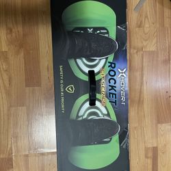Hover-1 Rocket 2.0 Hoverboard for Teens, LED Lights, Max Speed 7 mph, Green