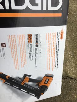 Ridgid 3 1/2 framing nailer// new in box