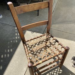 Vintage Rawhide Chair