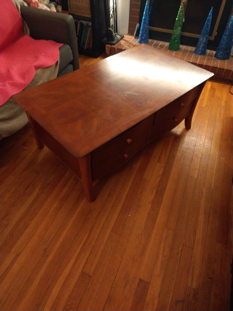Cherry Wood Coffee Table