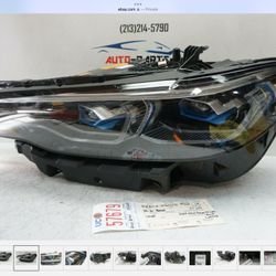 2019 - 2020 - 2021 BMW X7 G07 LEFT DRIVER LASER HEADLIGHT OEM UC57679